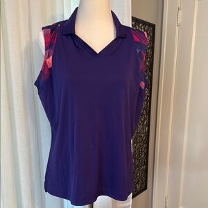 Slazenger Deep Purple Golf Sleeveless Top